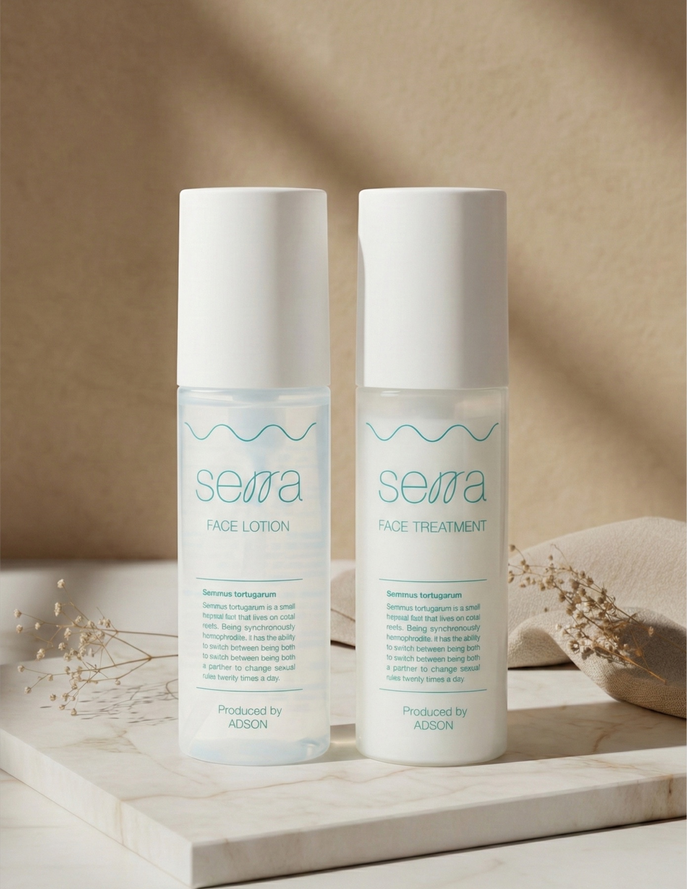 Serraの化粧水と美容液